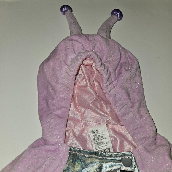 NEW Purple Butterfly Halloween Costume Baby 0-6 Months Pullover Only NO WINGS - Picture 2 of 9